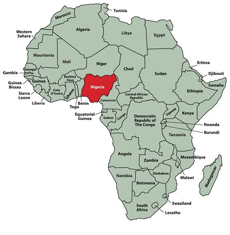 nigeria in west africa